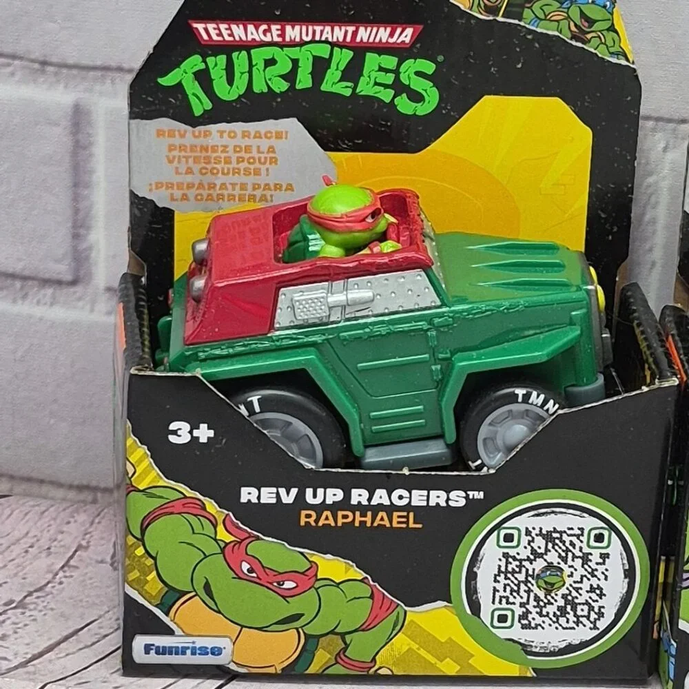 Teenage Mutant Ninja Turtles Rev Up Racers‎ Complete Set Of 4, Sealed New